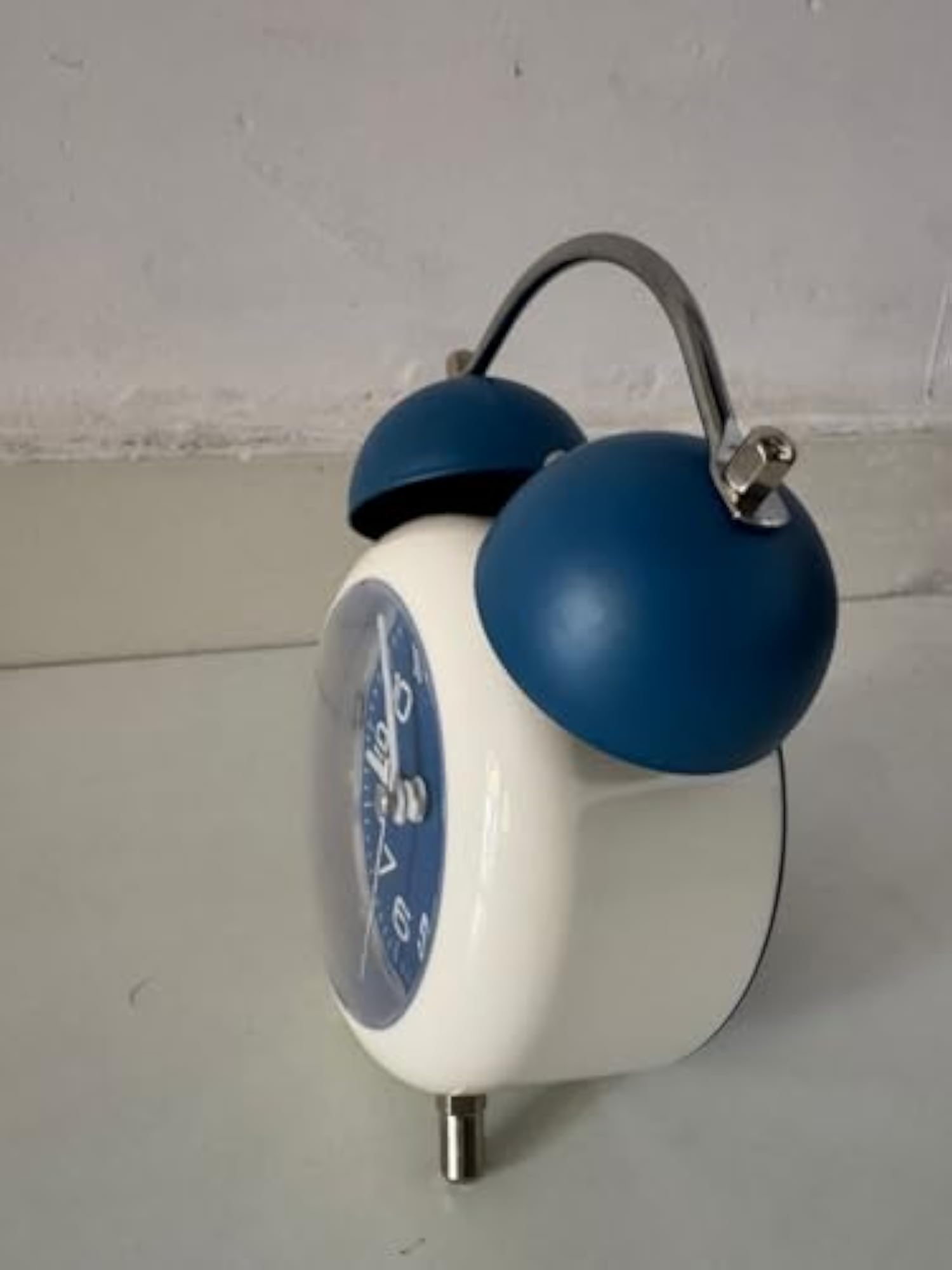 Retro Twin Bell Alarm Clock, Silent Metal Frame